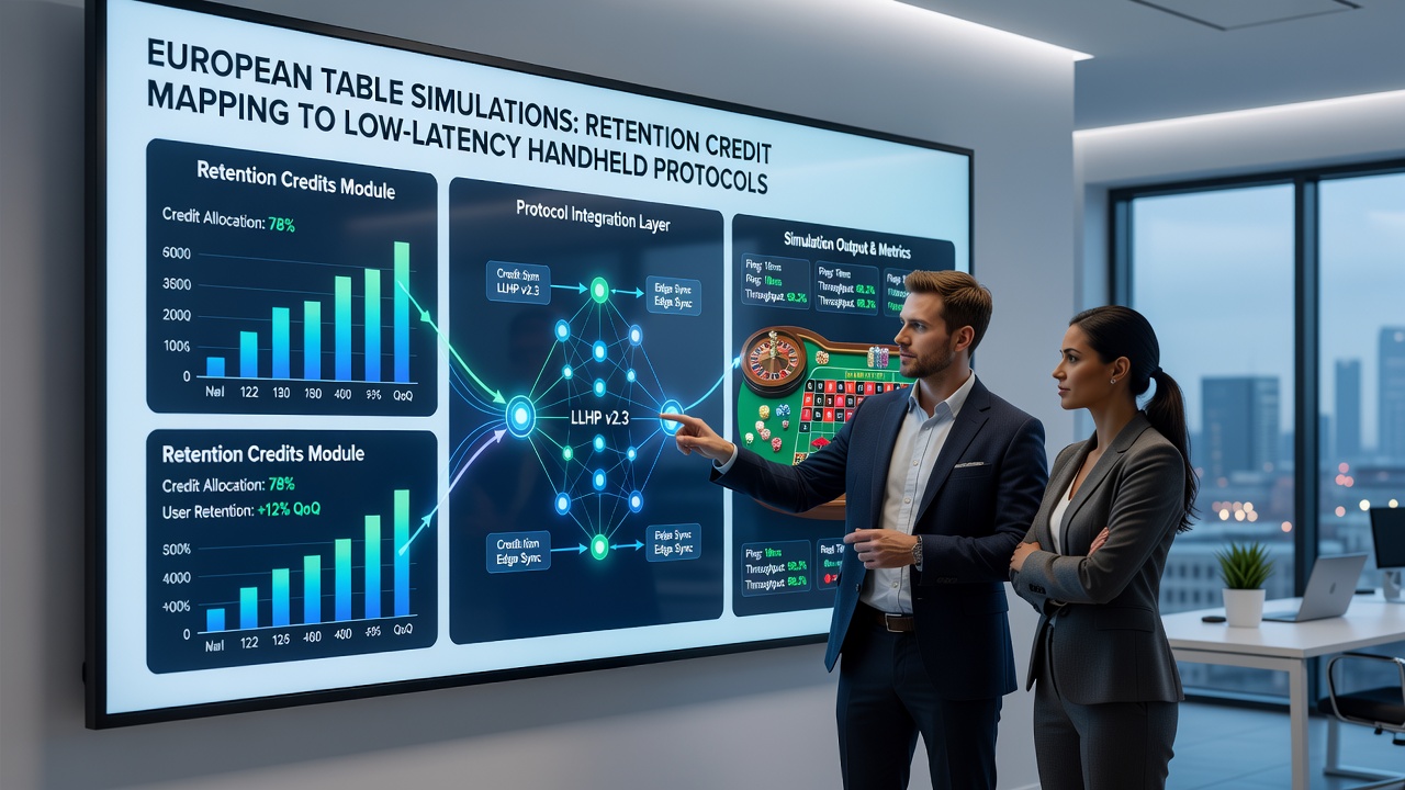 Darstellung der Datenflüsse zwischen Bindungscredits und Handheld-Protokollen in Tischsimulationen
