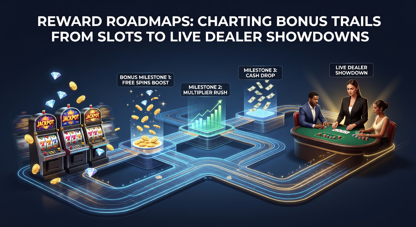 Live-Dealer-Tisch mit Roulette-Rad und Bonus-Symbolen, die eine Roadmap-Stufe symbolisieren